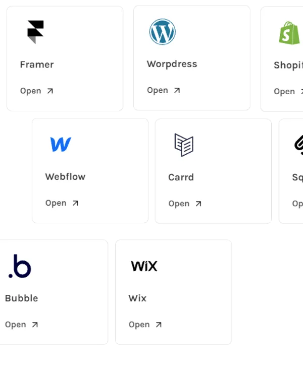Works with your website